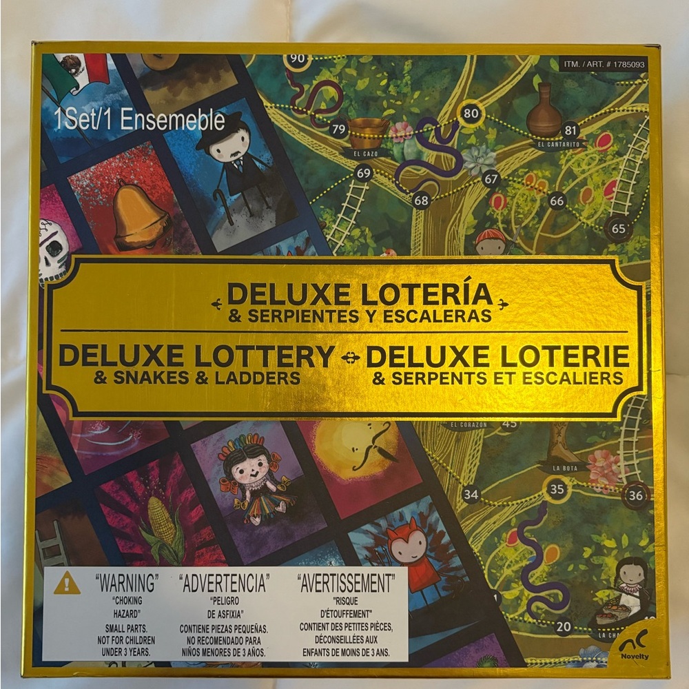 Deluxe Lotería Snakes & Ladders Game
